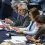 12 October 2019 the National Assembly delegation at the meeting of the 12 Plus Geopolitical Group at the 141st IPU Assembly